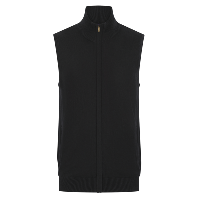Men's sleeveless zip-up jumper